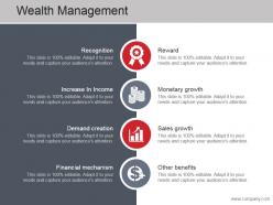 Wealth management ppt slide