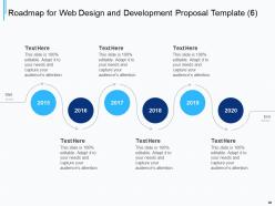 Web design and development proposal template powerpoint presentation slides