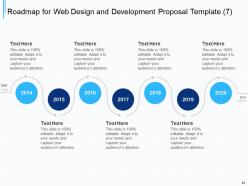 Web design and development proposal template powerpoint presentation slides