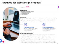 Web design proposal template powerpoint presentation slides