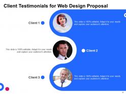 Web design proposal template powerpoint presentation slides