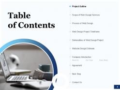 Web design services proposal template powerpoint presentation slides