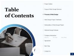 Web design services proposal template powerpoint presentation slides