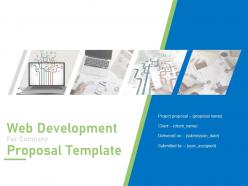 Web development for company proposal template powerpoint presentation slides