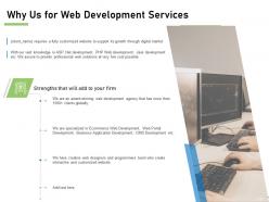 Web development for company proposal template powerpoint presentation slides