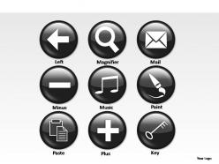 Web icons style 1 powerpoint presentation slides