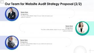 Website audit strategy proposal template team for website audit strategy proposal