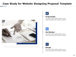 Website designing proposal template powerpoint presentation slides