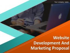 Website Development And Marketing Proposal Powerpoint Presentation Slides