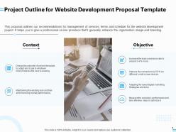 Website development proposal template powerpoint presentation slides