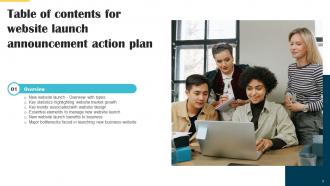 Website Launch Announcement Action Plan Powerpoint Presentation Slides Informative Image