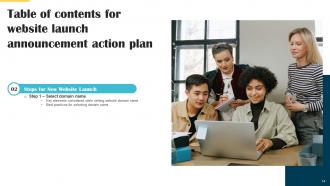 Website Launch Announcement Action Plan Powerpoint Presentation Slides Adaptable Image