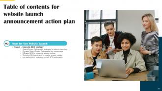 Website Launch Announcement Action Plan Powerpoint Presentation Slides Best Images