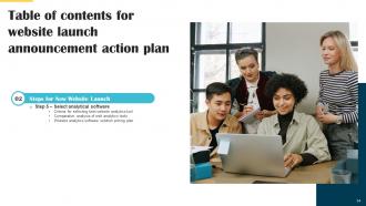 Website Launch Announcement Action Plan Powerpoint Presentation Slides Impressive Images