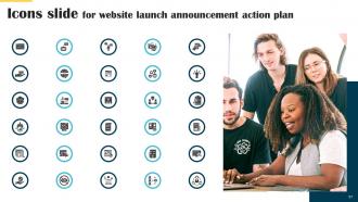 Website Launch Announcement Action Plan Powerpoint Presentation Slides Impressive Best