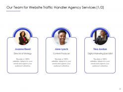 Website traffic handler agency proposal powerpoint presentation slides