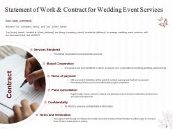 Wedding event planning proposal powerpoint presentation slides