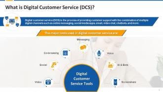 What Is Digital Customer Service DCS And Its Value Edu Ppt