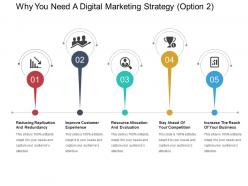 Why you need a digital marketing strategy option 2 ppt presentation