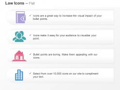 Wills and trust family municipal real estate law ppt icons graphics