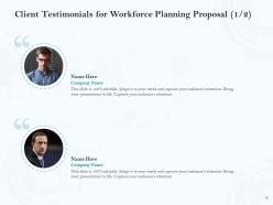 Workforce planning proposal powerpoint presentation slides