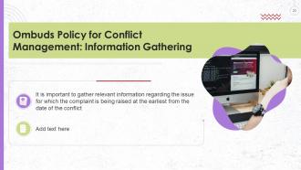 Workplace Conflict Management Policies Training Ppt