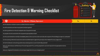 Workplace Fire Detection And Risk Assessment Approach Training Ppt Impressive Engaging