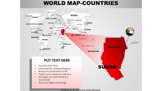 World continents powerpoint maps