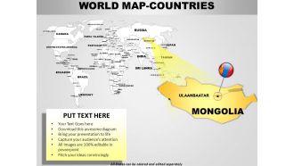 World continents powerpoint maps