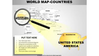 World continents powerpoint maps