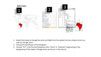 World continents powerpoint maps