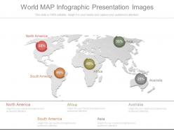 World map infographic presentation images