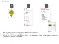 World map with business mission analysis powerpoint slides