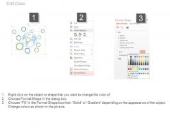 World map with social icons for networking powerpoint slides