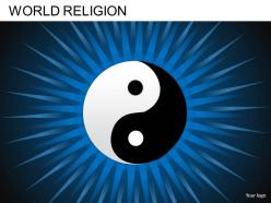 World religion powerpoint presentation slides db