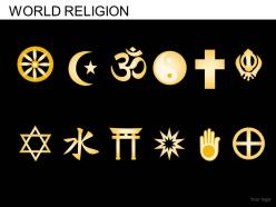 World religion powerpoint presentation slides db