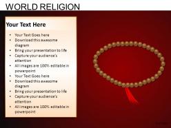 World religion powerpoint presentation slides db