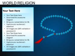 World religion powerpoint presentation slides db