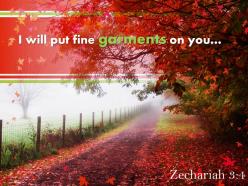 Zechariah 3 4 i will put fine garments powerpoint church sermon