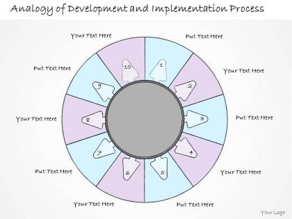 0314 business ppt diagram 10 stages of business development process powerpoint template