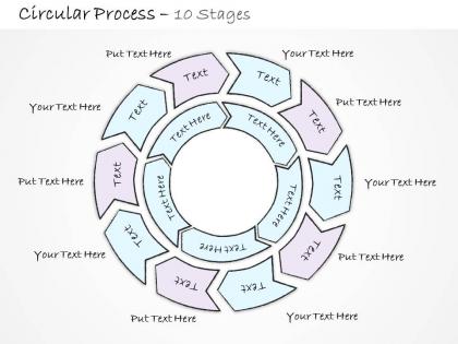 0314 business ppt diagram circular process flow diagram powerpoint template