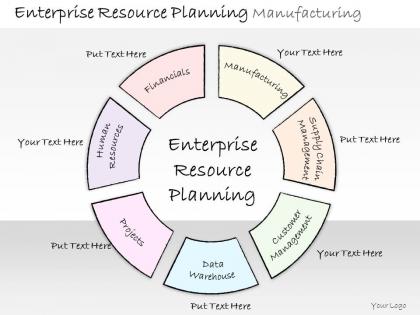 0314 business ppt diagram layout for enterprise resource planning powerpoint template