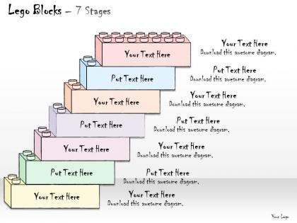 0314 business ppt diagram lego design for managing performance powerpoint template