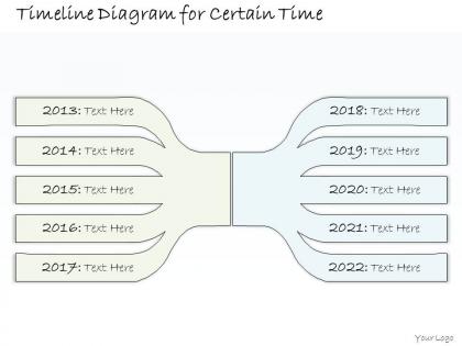 0314 business ppt diagram timeline diagram for 10 years powerpoint template