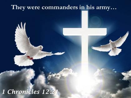 0514 1 chronicles 1221 they were commanders powerpoint church sermon