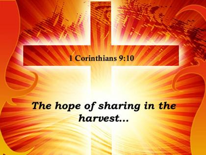 0514 1 corinthians 910 the hope of sharing powerpoint church sermon