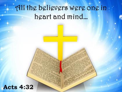 0514 acts 432 all the believers were one powerpoint church sermon