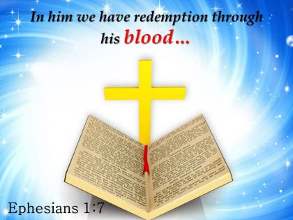 0514 ephesians 17 in him we have redemption powerpoint church sermon