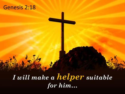 0514 genesis 218 i will make a helper suitable powerpoint church sermon