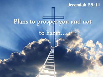 0514 jeremiah 2911 you and not to harm you powerpoint church sermon